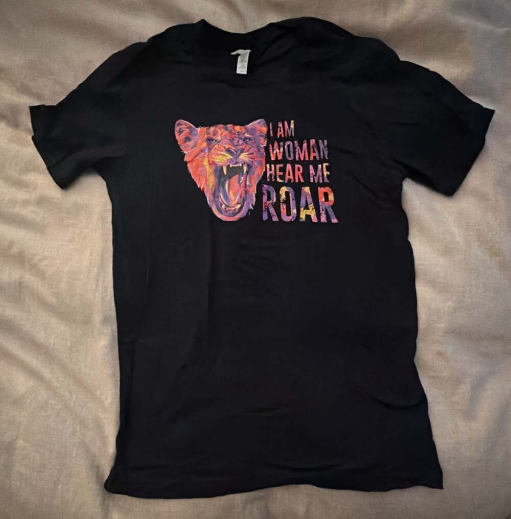 Bella+Canvas I Am Woman Hear Me Roar Graphic T-Shirt